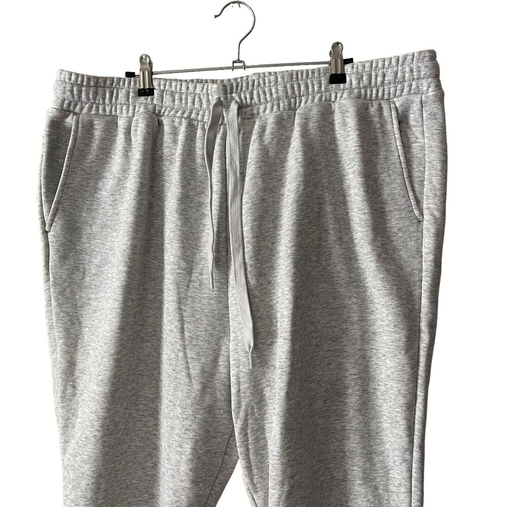 Fabletics Plus 1X Go To Sweatpants Light Heather Gray Pockets NWT Jogger - Picture 4 of 9